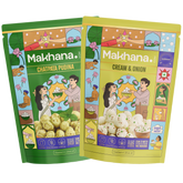 Chatpata Pudina + Cream & Onion Roasted Makhana Combo Pack
