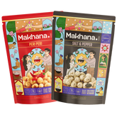 Peri Peri & Salt & Pepper Roasted Makhana Combo Pack
