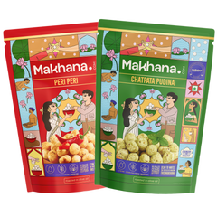 Peri Peri + Chatpata Pudina Roasted Makhana Combo Pack