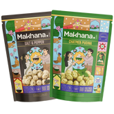 Salt & Pepper + Cream & Onion Roasted Makhana Combo
