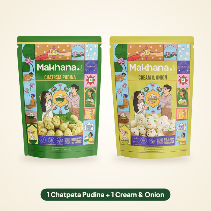 Chatpata Pudina + Cream & Onion Combo