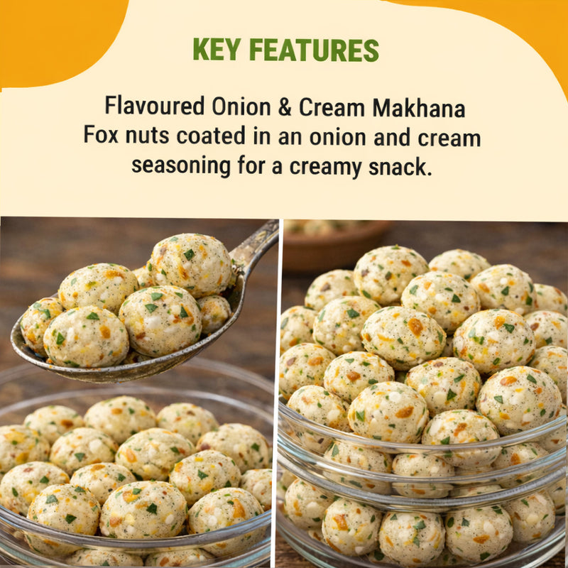 Cream & Onion Roasted Makhana