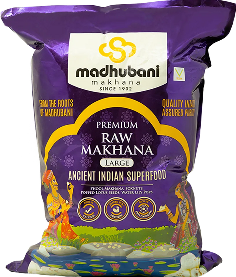 Premium raw makhana.
