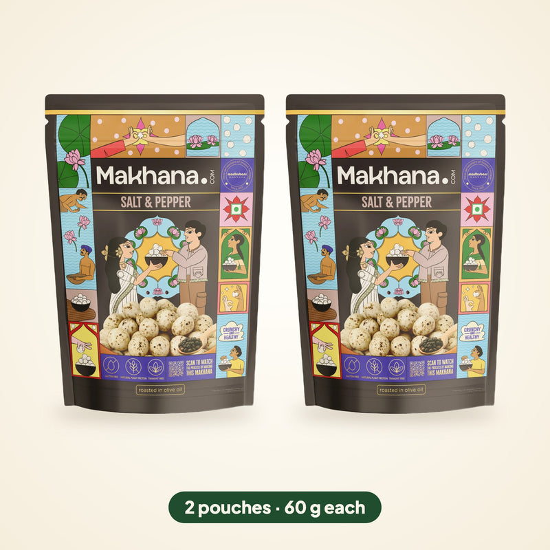 Salt & Pepper Roasted Makhana