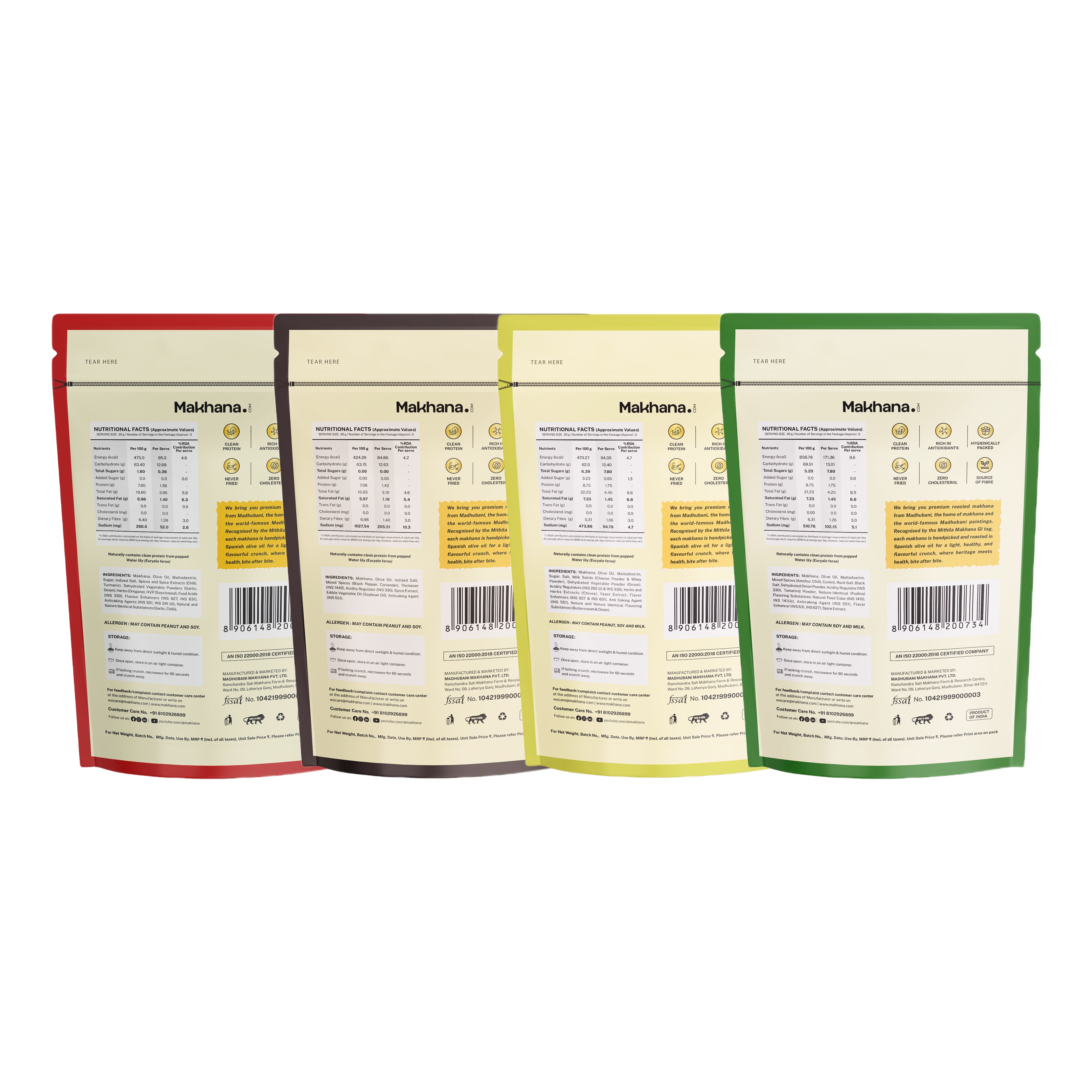 Ultimate 4-Flavor Variety Combo (Roasted in Olive Oil)