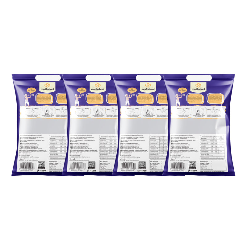 Premium Raw Makhana — Blue (4+ Sutta)