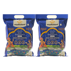 Premium Raw Makhana | Blue Pack(4+ Sutta)