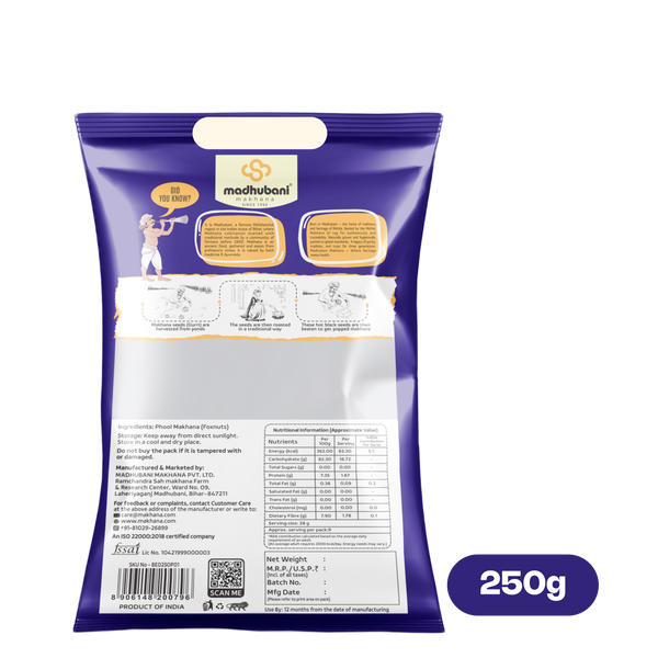 Premium Raw Makhana | Blue Pack(4+ Sutta)