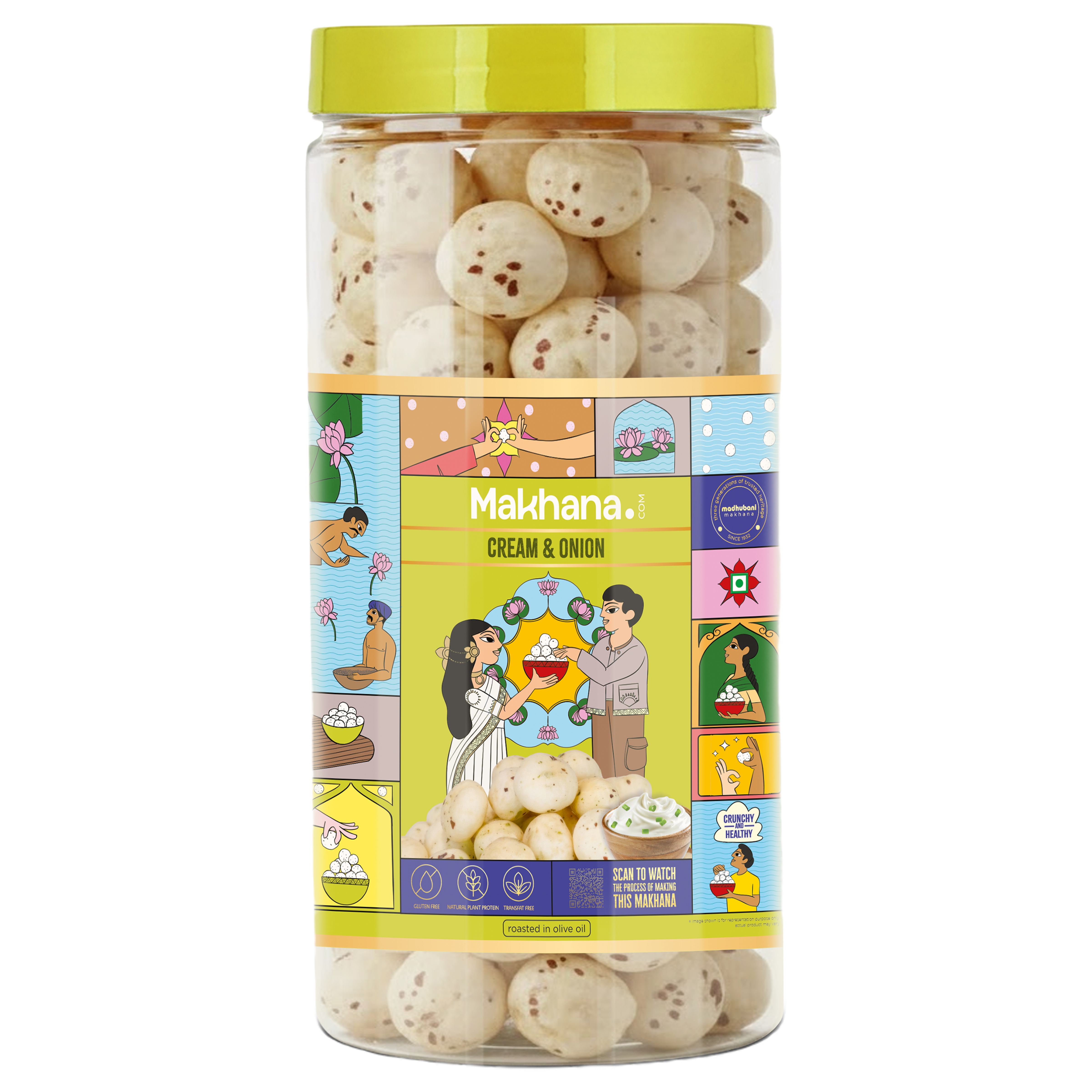 Salt & Pepper + Cream & Onion Roasted Makhana Combo
