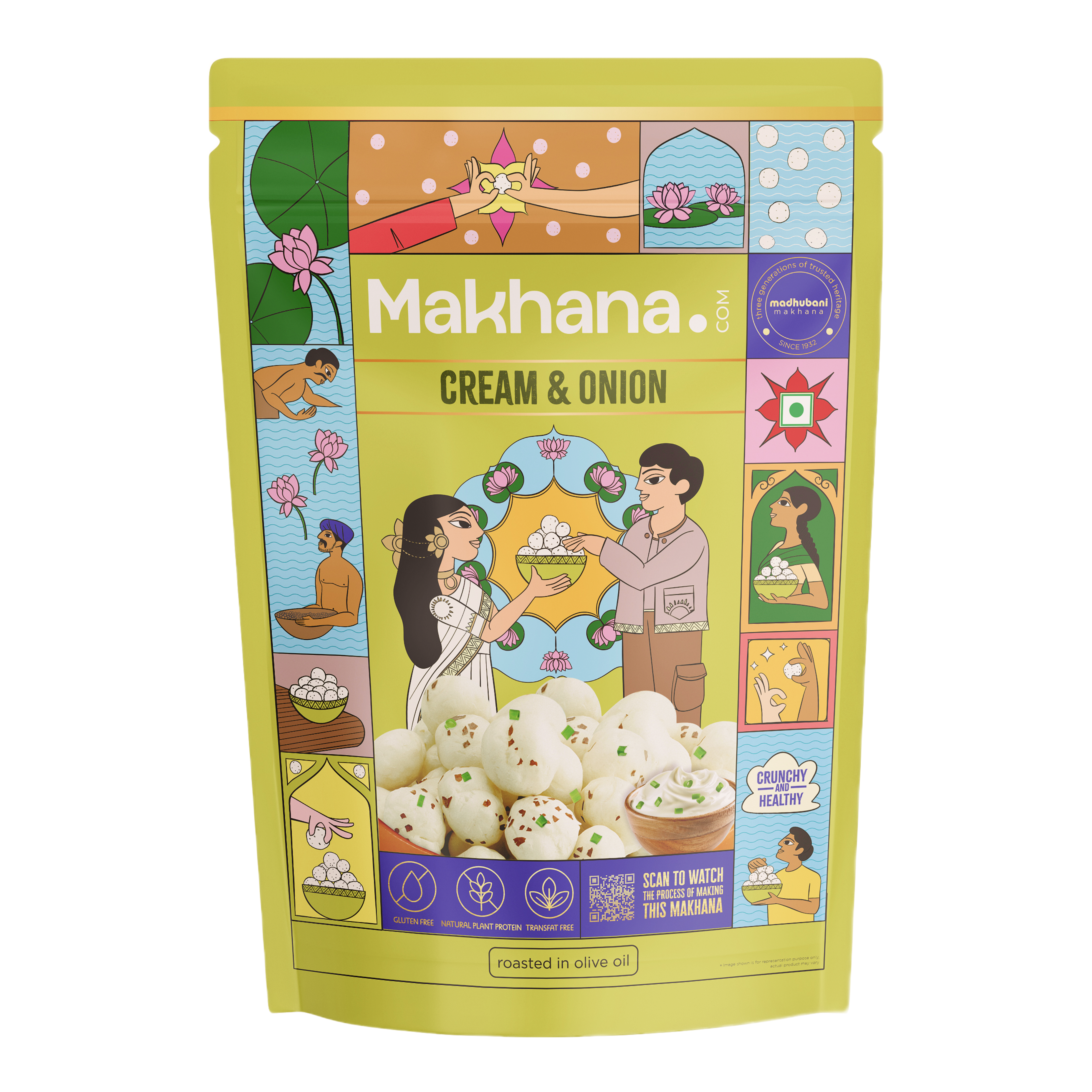 Salt & Pepper + Cream & Onion Roasted Makhana Combo