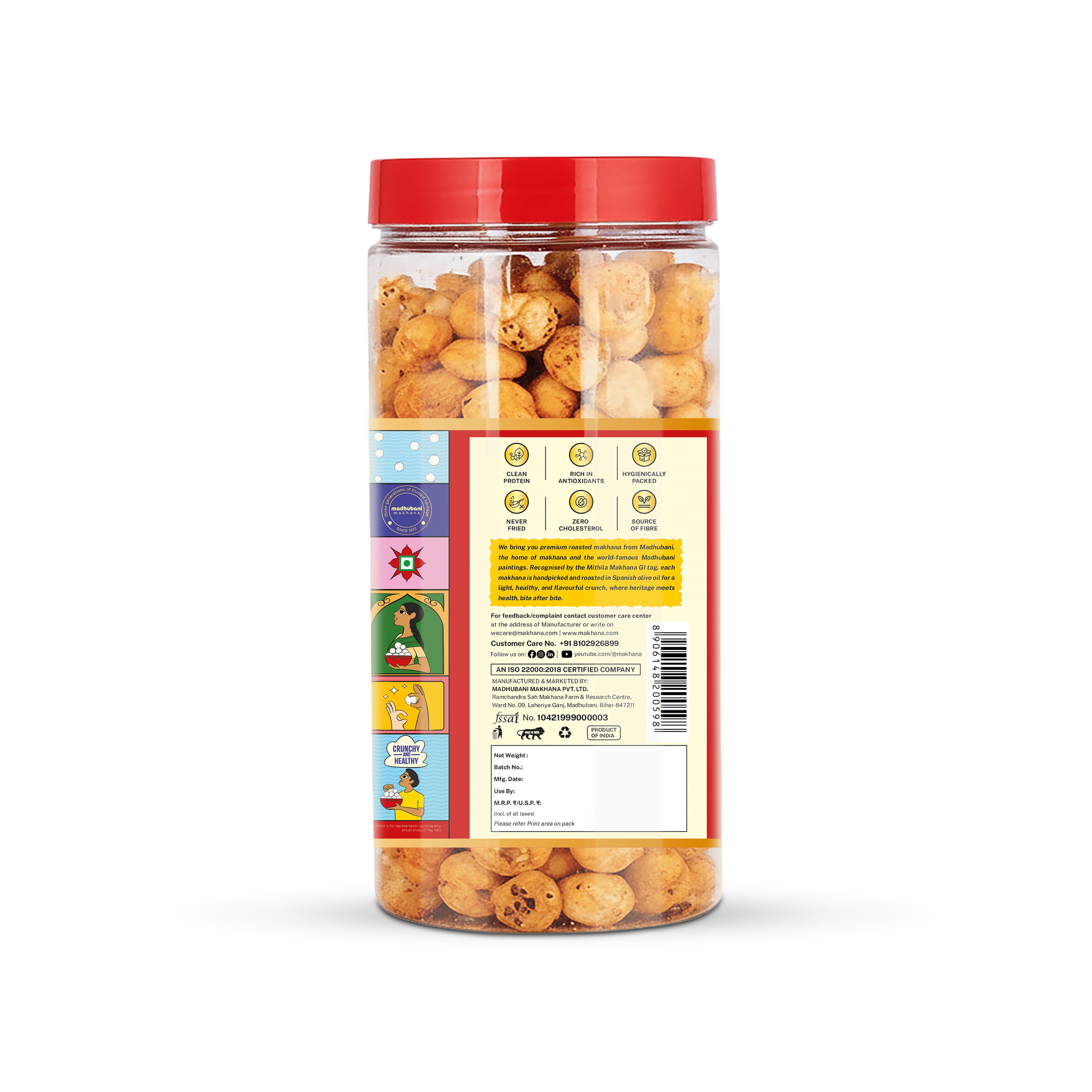 Peri Peri Roasted Makhana(Olive Oil Roasted)