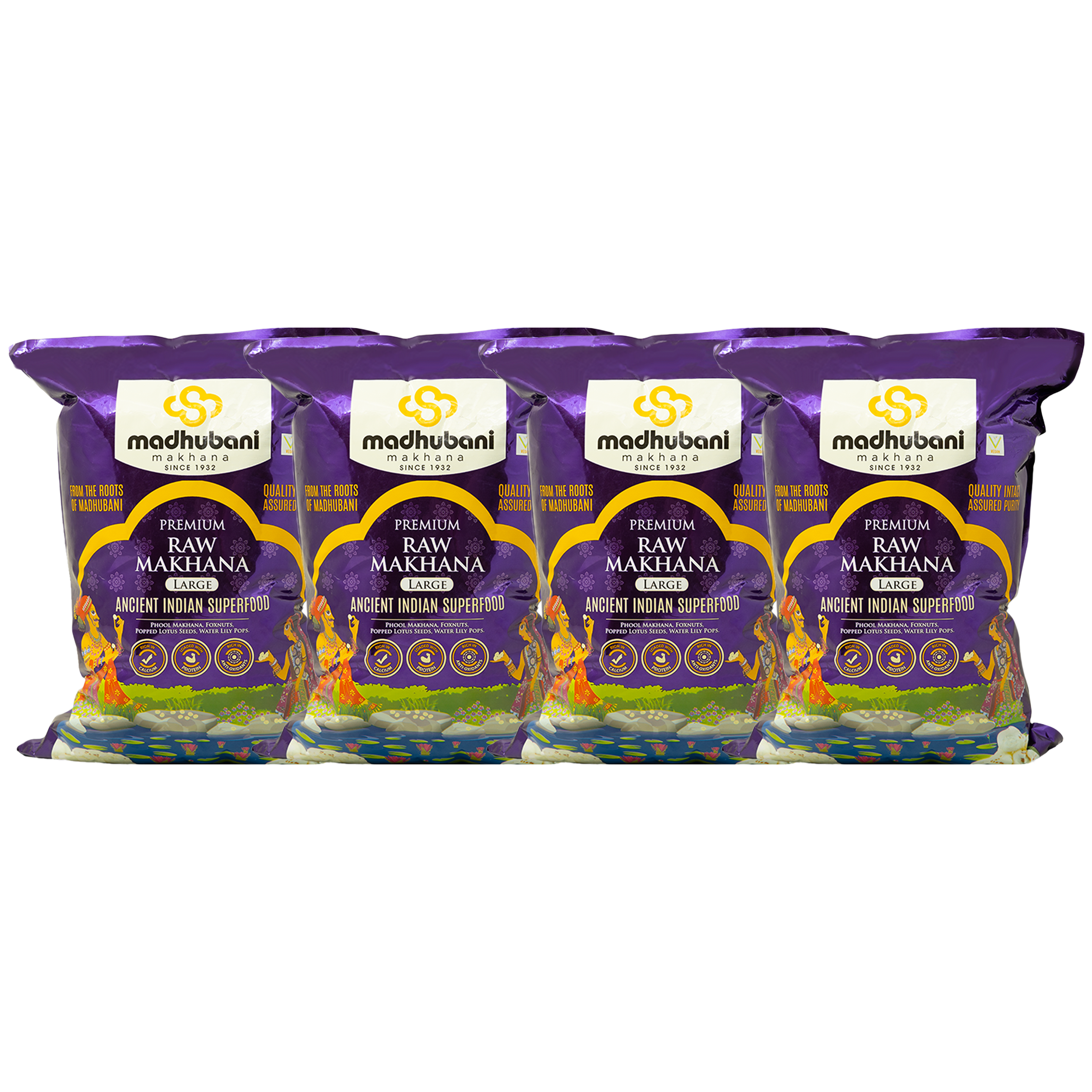Premium Raw Makhana | Purple Pack(5+ Sutta)