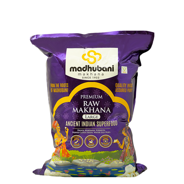Premium Raw Makhana — Purple (5+ Sutta)