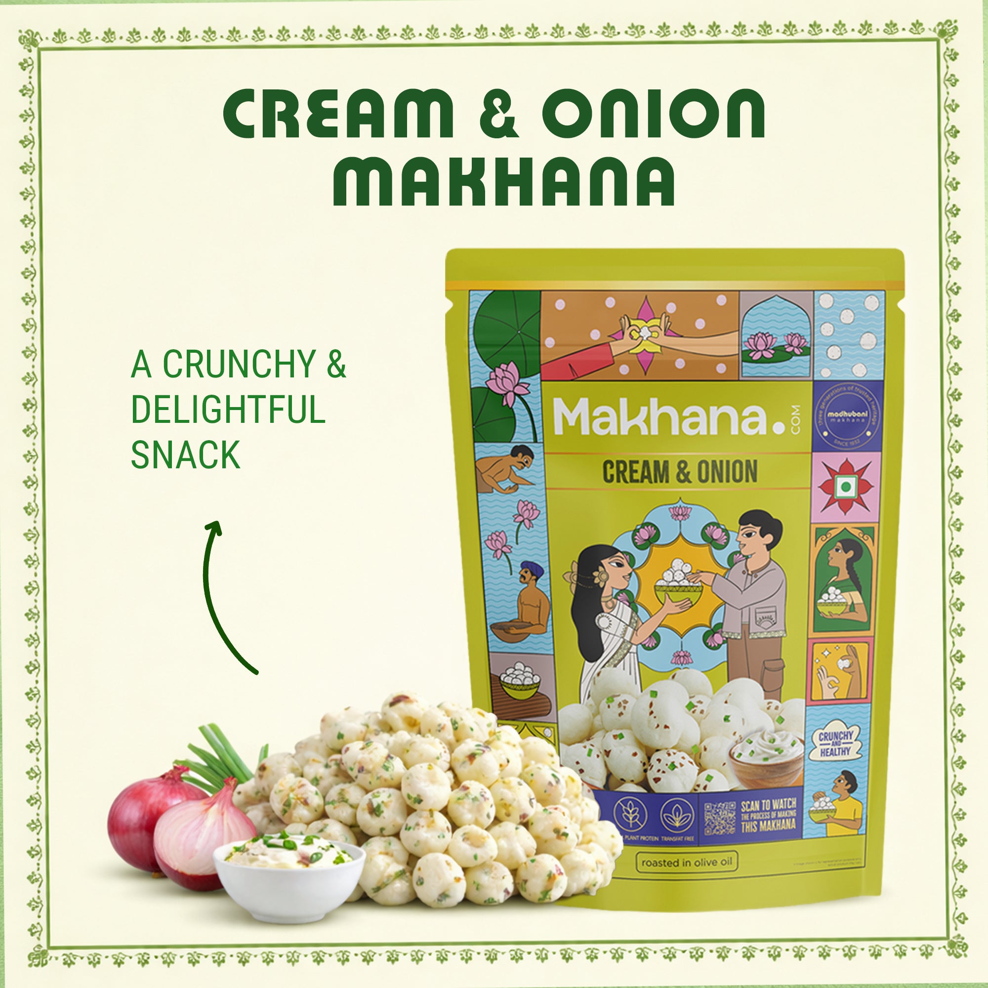 Makhana Sample Pack (4 Flavoured Varieties & 2 Raw Packs)
