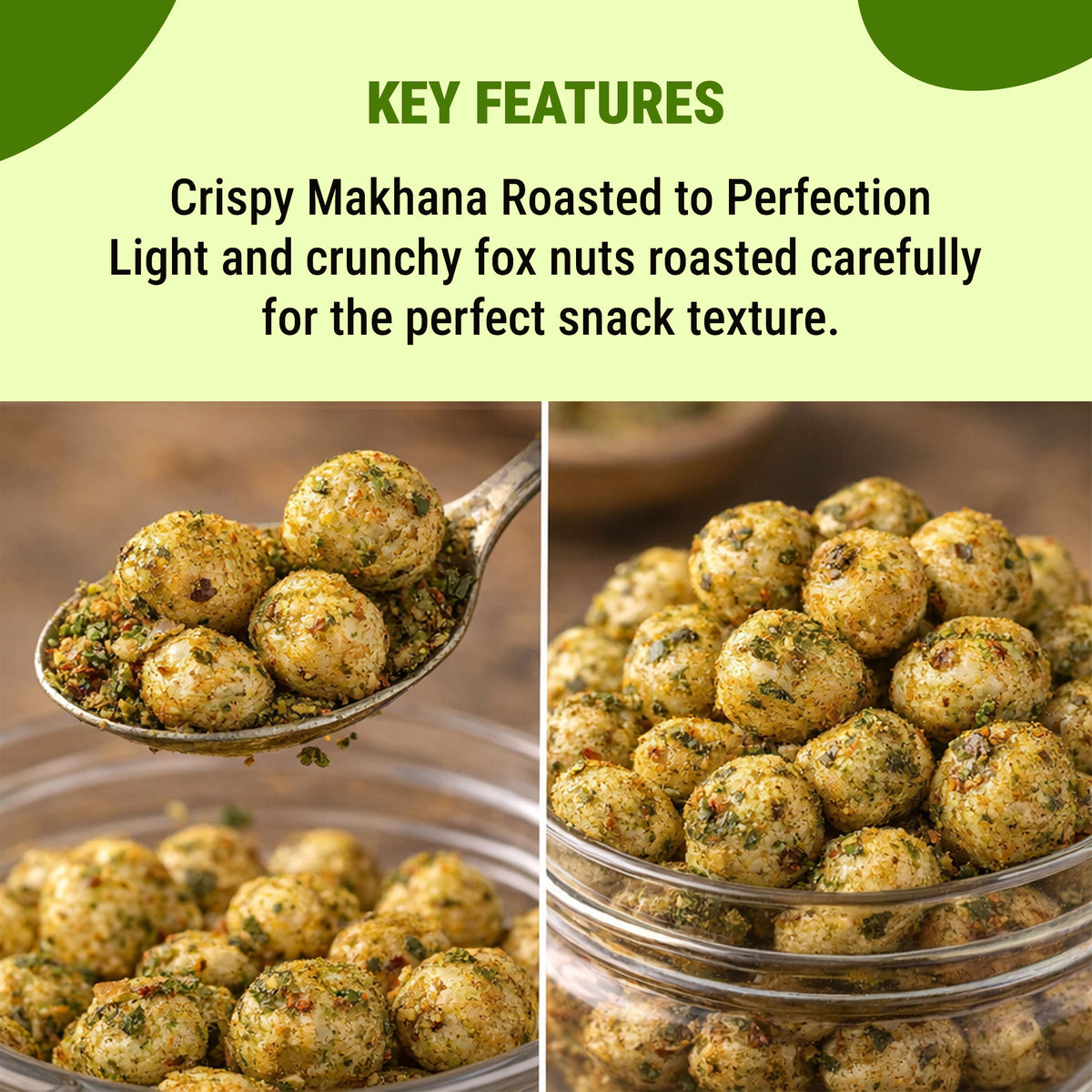 Chatpata Pudina Roasted Makhana - nutrition and product information