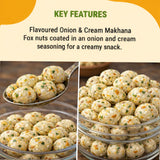 Cream & Onion Roasted Makhana