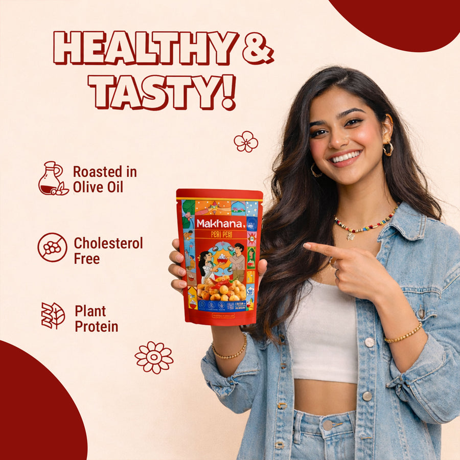 Peri Peri + Chatpata Pudina Roasted Makhana Combo Pack
